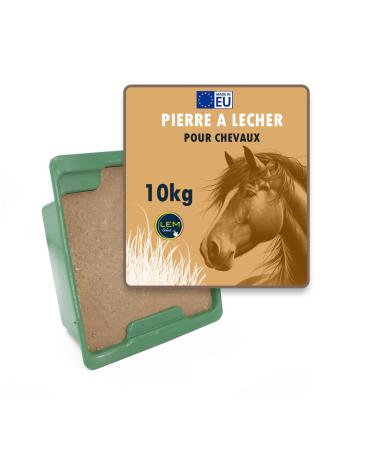 Mineral lick block K 10kg for horses