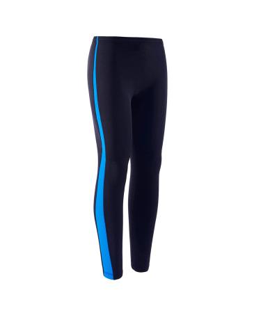 FLEXEL Swimming Pants for Men 2mm Neoprene Long Sleeve Wetsuit Pants Keep Warm for Diving Surfing Snorkeling Scuba Kayaking Sailing BLUE Middle