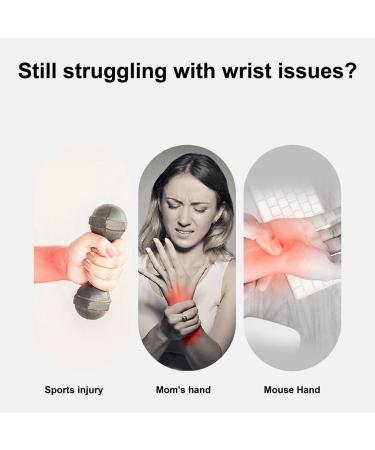 Adjustable Compression Wrist Sleeve - High Elasticity TPU Wrist Brace for Men & Women | Perfect for Yoga Basketball Volleyball & Badminton - X-Large Black-Silver - Buy Online on GoSupps.com