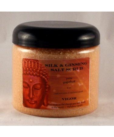 16 oz Zen Silk & Ginseng Salt Scrub Vigor