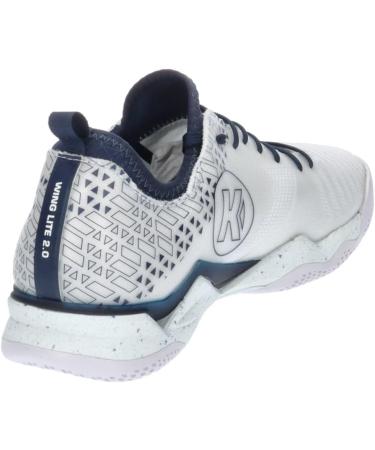 Kempa Unisex Wing Lite 2.0 Game Changer Handball Shoes - Sports Sneakers 46 EU | White Navy - Fast International Shipping - Buy Online on GoSupps.com