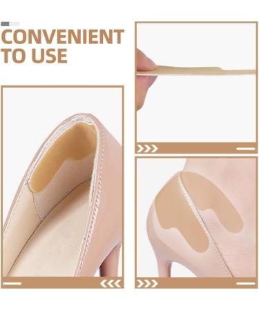 Baluue Shoe Heel Pads - 4 Pairs Cushion Inserts for Loose Shoes Prevent Blisters & Heel Slipping | Comfort & Support for All Sizes - Buy Online on GoSupps.com
