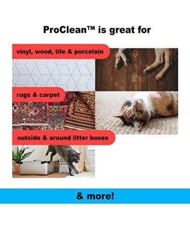 Urine Gone ProClean Stain Remover & Odor Eliminator - Probiotic Multi Surface Cleaner 20 Fl Oz (3 Pack) - Buy Online on GoSupps.com