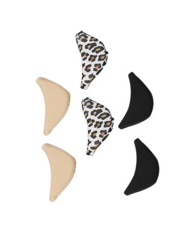 FOMIYES 6 Pairs Toe Plug Womens Slip on Sneakers Shoe Inserts Heel Boots for Women Casual Heels Sneakers with Heels for Women Kitten Heels for Women Dressy Shoe Accessory Sponge Shoe Pads