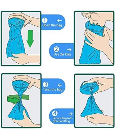 Hion Sick Bags 27 Pack - High Density Vomit Bags Leak-Resistant & Portable - Ideal for Motion Sickness Car & Air Travel - Perfect for Pregnant Women Taxi Drivers - Emesis Bags 27 Count (Pack of 1) - Buy Online on GoSupps.com