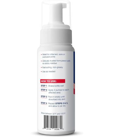 Theraworx Fast-Acting Joint Relief Foam - Joint Pain & Inflammation Relief (7.1oz Pack of 2 & 14.2oz Pack of 1) | Buy Internationally - Buy Online on GoSupps.com