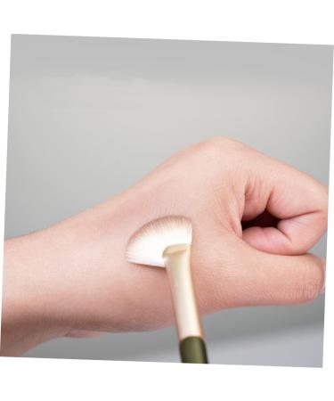 Healeved 12 Pcs Nose Shadow Brush Angled Brush Contour Blending Brush Face Makeup Brush Wooden Handle - Buy Online on GoSupps.com