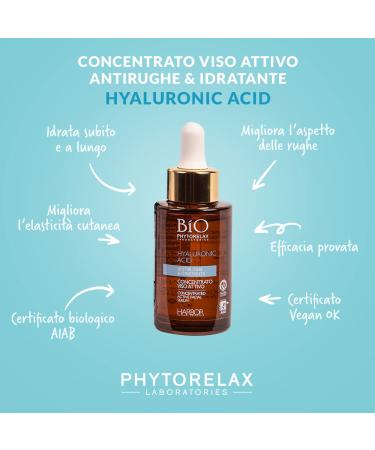 ACIDO JALURONICO ANTIRUGHE IDRATANTE - Concentrated Hyaluronic Acid Face Serum - 30 ML Anti-Wrinkle & Hydrating - Made in Italy - International Shipping - Buy Online on GoSupps.com