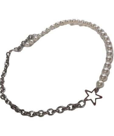 Oralgos Trendy Pearl Necklace - Fashionable Women's Choker Elegant Spliced Necklaces for Weddings & Anniversaries - Stylish Alloy Imitation Pearl Jewelry - Buy Online on GoSupps.com