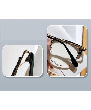 Fuqinqingoz Glare-Free Reading Glasses | Unbreakable Anti-Blue Light Computer Glasses for Men & Women | +150 Gun Color - Buy Online on GoSupps.com