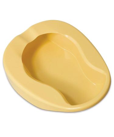 Avantia Durable Heavy Duty Portable Plastic Bedpan Easy Clean with Contoured Shape for Added Comfort, Can be Used as a Urinal