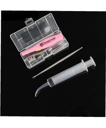 Froiny Tonsil Stone Remover & Ear Wax Cleaning Tool | Stainless Steel Ear Pick with 3 Tips & Irrigator Syringe - International Shipping Available - Buy Online on GoSupps.com