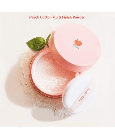 Skin Food Peach Cotton Multi-Finish Powder 15g | Korean Peach Extract Calamine Sebum Control for Greasy Skin - Buy Online on GoSupps.com