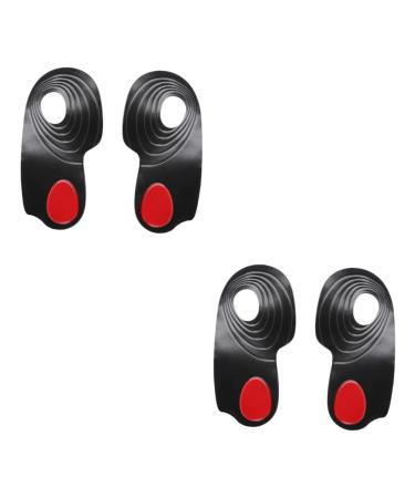 Hemoton 2 Pairs Gel Shoe Inserts Gel Insoles Leg Straightening Pad Half Insole Plantar is Unusual Insoles for Plantar 3/4 Orthotic Pad Shoe Insoles High Heel Pads Shoes