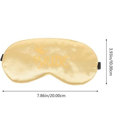 Buy LALAFINA Bride Eye Blinder - Adjustable Imitation Silk Sleeping Mask | Soft Eye Pillow & Travel Blindfold for Weddings & Relaxation - Buy Online on GoSupps.com