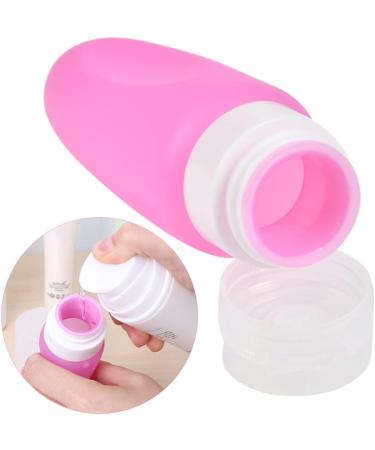 5-Piece Silicone Travel Bottles Set | Leak-Proof Portable Containers for Shampoo & Toiletries - Black - Buy Online on GoSupps.com