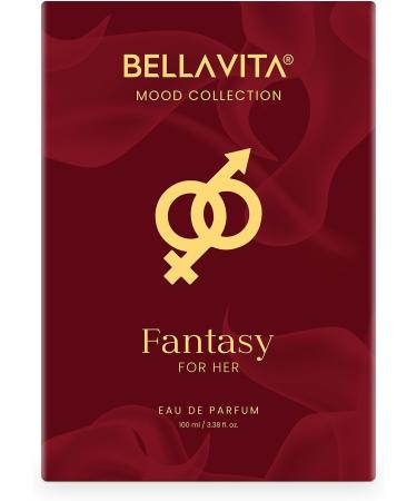Bloom Beauty BELLAVITA Mood Collection Fantasy Eau De Parfum for Her with Pink Pepper Jasmine and Patchouli |Premium Long Lasting Fragrance Perfume for Women 100 ML - Buy Online on GoSupps.com
