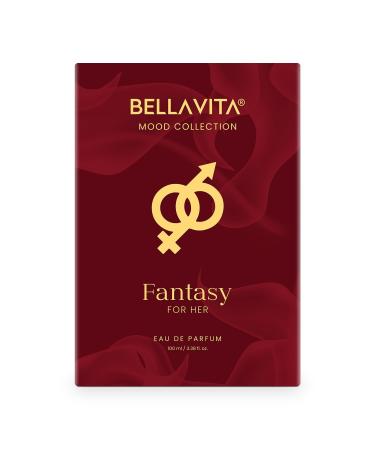 Mood Collection Fantasy Eau De Parfum for Her with Pink Pepper Jasmine and Patchouli |Premium Long Lasting Fragrance Perfume for Women 100 ML (3.38 fl.oz.) - Buy Online on GoSupps.com