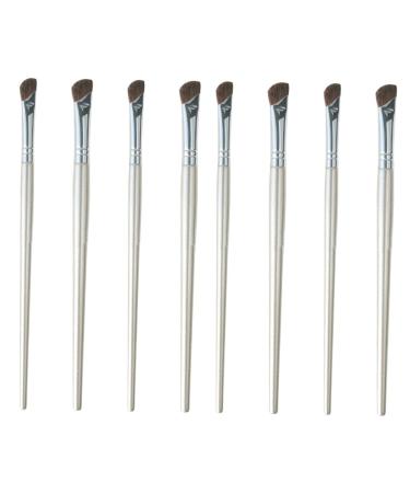 POPETPOP Eyebrow Brush 8 Pcs Nose Shadow Brush Eyeshadow Angled Eye Shadow Brush Angled Nose Contour Brush Miss Sickle