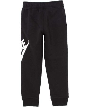 Nike Boys' Toddler Fleece Jogger Pants - Size 7, Black/White - Discontinued - Buy Online on GoSupps.com