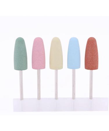 Safetynail File Bits 5 Type Tungsten For Acrylic Gel Nails Feet Hand & Nail Tools Manicure Pedicure Nail Art - Buy Online on GoSupps.com