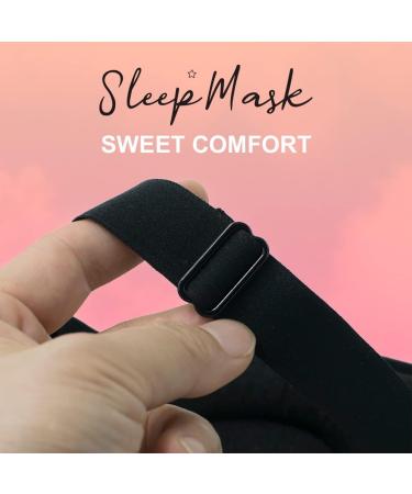 Arana AQ/Black Dream Sleep Mask for Men and Women - Comfortable Blindfold for Better Sleep - Buy Online on GoSupps.com