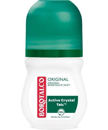  Italian Gourmet E.R. Borotalco Original Roll-On Deodorant with Talc with Active Crystals Triple Protection Dry Alcohol Free Borotalco Scent - Pack of 12 x 50 ml Bottles + Italian Gourmet Polpa 400 g - Buy Online on GoSupps.com