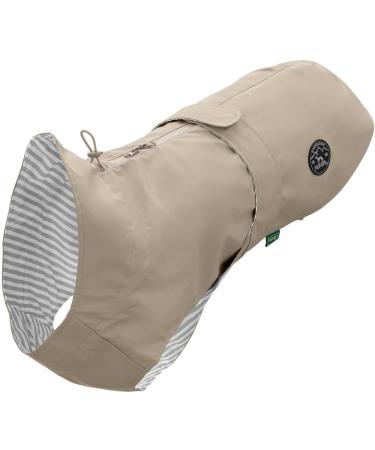 HUNTER dog raincoat Milford with harness and collar opening 55 Taupe 55 Beige - Buy Online on GoSupps.com