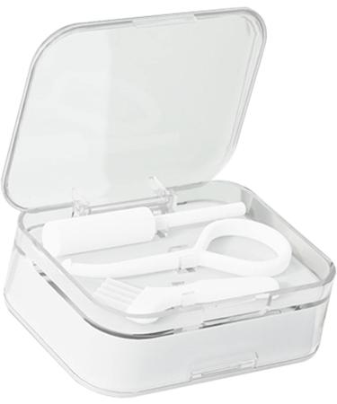 Double-Layered Prosthesis Cleaning Case | Retainer & Denture Care Box - Ideal for Transparent Braces & Night Protection - Buy Online on GoSupps.com