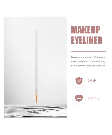 100pcs Disposable Eyeliner Brush - Safe Applicator Eye Makeup Tool | Premium Nylon Cosmetic Brush for Flawless Eye Looks - Buy Online on GoSupps.com