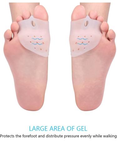 Soothing Silicone Triple Toe Pad Bunion Corrector Gel Separator Straightener with Forefoot Cushions for Hammer Toe Relief - Buy Online on GoSupps.com
