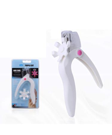 False Nail Clippers Acrylic Nail Clippers Practical Rust Proof Comfortable Handle Multiple Cutting Modes for Household (White)