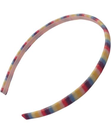 Topkids Accessories 1CM Glitter Sparkly Alice Bands Glitter Headbands for Girls & Women Pretty Girl s Hair Accessories Hair Bands for Girl s & Women Glitter Girly Girl Headband (Rainbow Stripes) - Buy Online on GoSupps.com