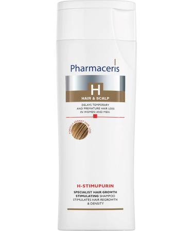 Pharmaceris H Stimupurin Specalist Hair Growth Stimulating Shampoo Biotin Caffeine Hair Loss Treatment Women and Men Hair Strengthening - 250 ml