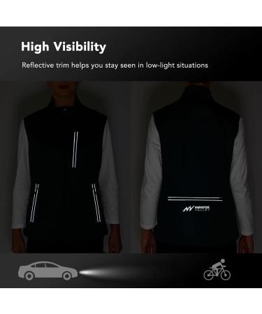 Monster Valley Women's Lightweight Running Vest - Red Small | Packable Windproof Sleeveless Jacket with Pockets for Hiking & Outdoor Activities - Buy Online on GoSupps.com