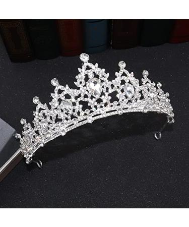 Crown Bride Diadem Crystal Tiara | Elegant Women's Hair Jewelry for Birthdays & Weddings - Perfect Gift - Buy Online on GoSupps.com