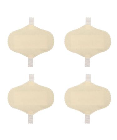 4 pieces again usable menstruation upholstery yellow graphic washing bare fabric upholstery breathable soft wash bar cotton cloth sanitary upholstery for women (s)