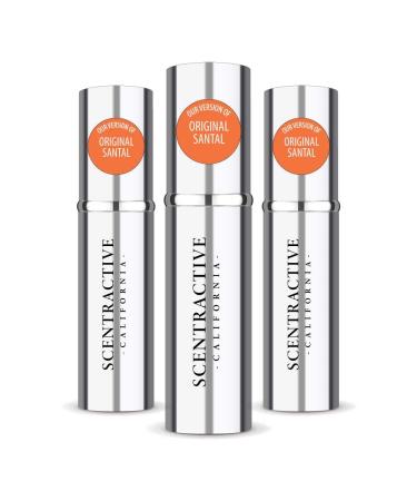 CA Perfume Impression of Original Santal For Men Replica Version Fragrance Dupes Concentrated Long Lasting Eau de Parfum Spray Refillable Atomizer Bottle 0.17 Fl Oz/5ml-X3 CRT ORIGINAL SANTAL IMPRESSION 0.51 Fl Oz (Pack of 1)