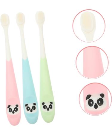 Marmerdo 3-Piece Ergonomic Children's Toothbrush Set for Toddlers Aged 3-12 | Perfect for Daily Use & Travel - Buy Online on GoSupps.com