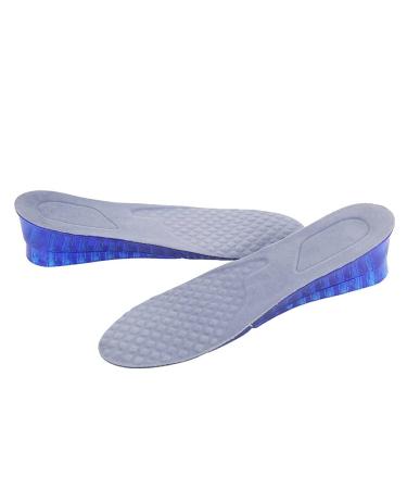 Two Layers Height Increase Insoles Soft Gel Taller Shoe Pad Height Increasing Shoes Men Women 3cm 5cm(EU 40-45)
