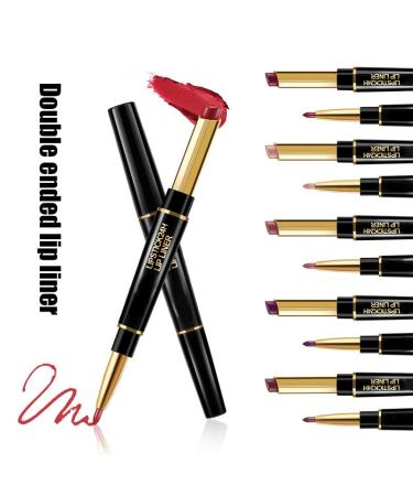 2-in-1 Waterproof Lipstick & Lip Liner Set - Long Lasting Matte Finish | 12 Colors - Mashpptuli #10 - Buy Online on GoSupps.com