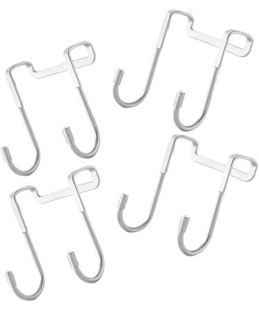 Zerodeko 20 Pcs Stainless Steel Hook Hangers Hooks Clothes Rack Over Door Coat Hook Clothes Hook Jacket 7.30X6.60X2.40CMx5pcs Silverx5pcs - Buy Online on GoSupps.com