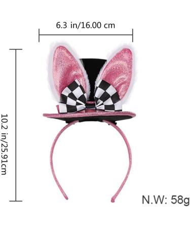 TQUXNGA Easter Headbands Easter Hat Kid Easter Party Hat Easter y Headband Headband Easter Day Headband Pink - Buy Online on GoSupps.com