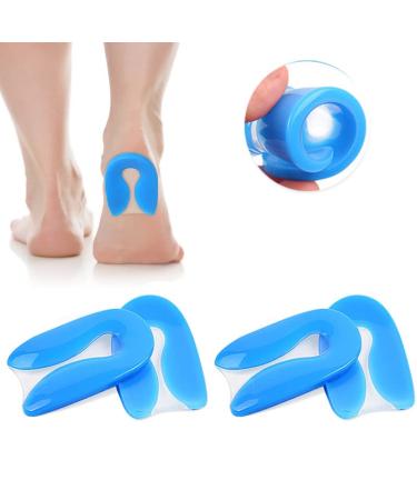 Youery 2 pairs of heel spur Inlocks orthopedic jet inserts for shoes gel insoles for pain reduction comfortable professional shoe inserts inserts heel spur (S (35-39))