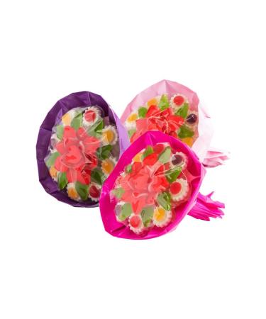 Jung Look-o-Look Bouquet of heart-shaped cabbage flowers and fruit gum flowers tied in a bouquet for birthday Mother's Day wedding anniversary