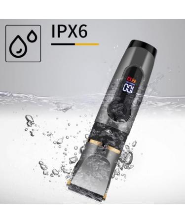 Hair Clippers for Men Corded cordless waterproof powerful LED adjustable blade hair clipper professional hair trimmer men electric hair cutting tool With Box - Buy Online on GoSupps.com