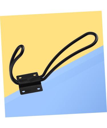 Alipis 10pcs Door Hooks Coat Hanger Wall Rack Robe Hanger Door Rack Hook up Wardrobe Wall Hook medium Black - Buy Online on GoSupps.com