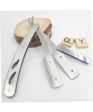 Minkissy Manual Stainless Steel Razor for Men - Classic Old-Fashioned Shaving Blade - Buy Online on GoSupps.com