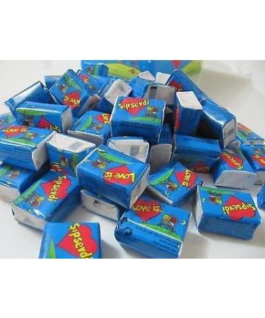 Love Is Bubble Gum Strawberry and Banana Flavoured Sugar Gum 1 Package 100 Pieces - Buy Online on GoSupps.com