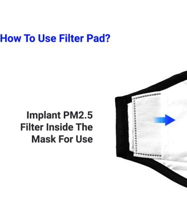 1ABOVE Two-Face Mask With Ten Air Filters Cotton | Reusable | Washable | Face Mouth Cover with Flexible Bands (2 Masks + 10 Filters) Navy Blue - Buy Online on GoSupps.com